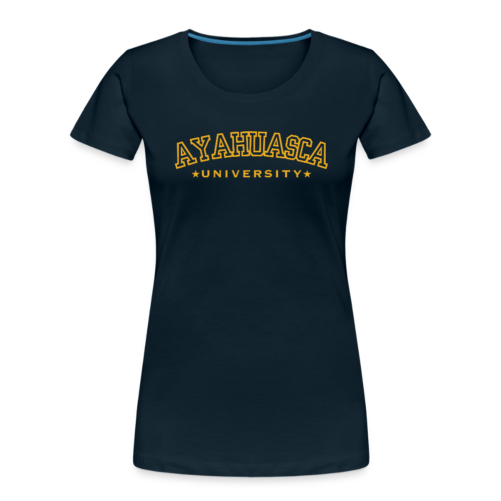 Women’s Ayahuasca University Gold - deep navy