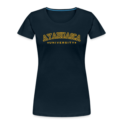 Women’s Ayahuasca University Gold - deep navy