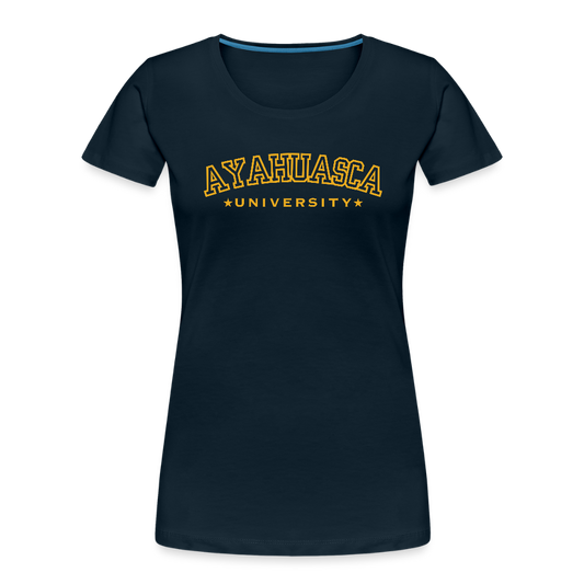 Women’s Ayahuasca University Gold - deep navy