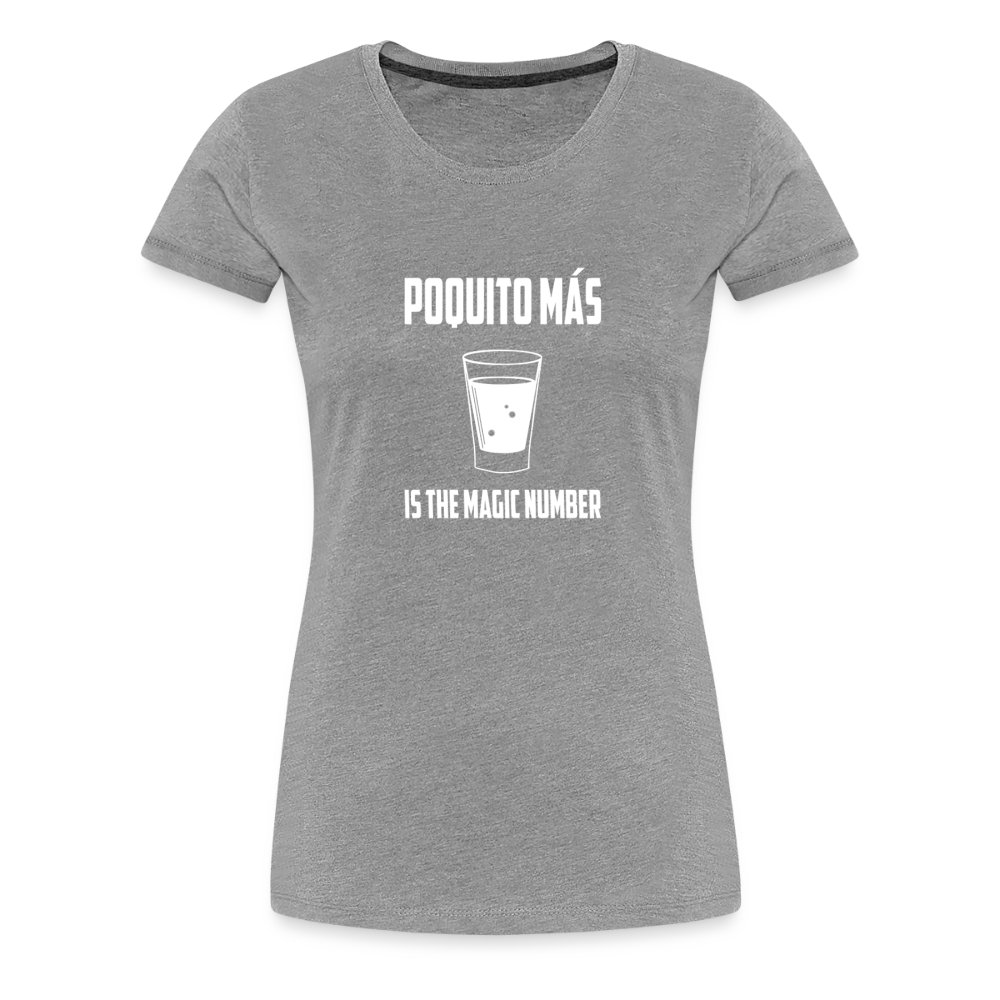Poquito Mas (Woman's cut) - heather gray