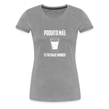 Poquito Mas (Woman's cut) - heather gray