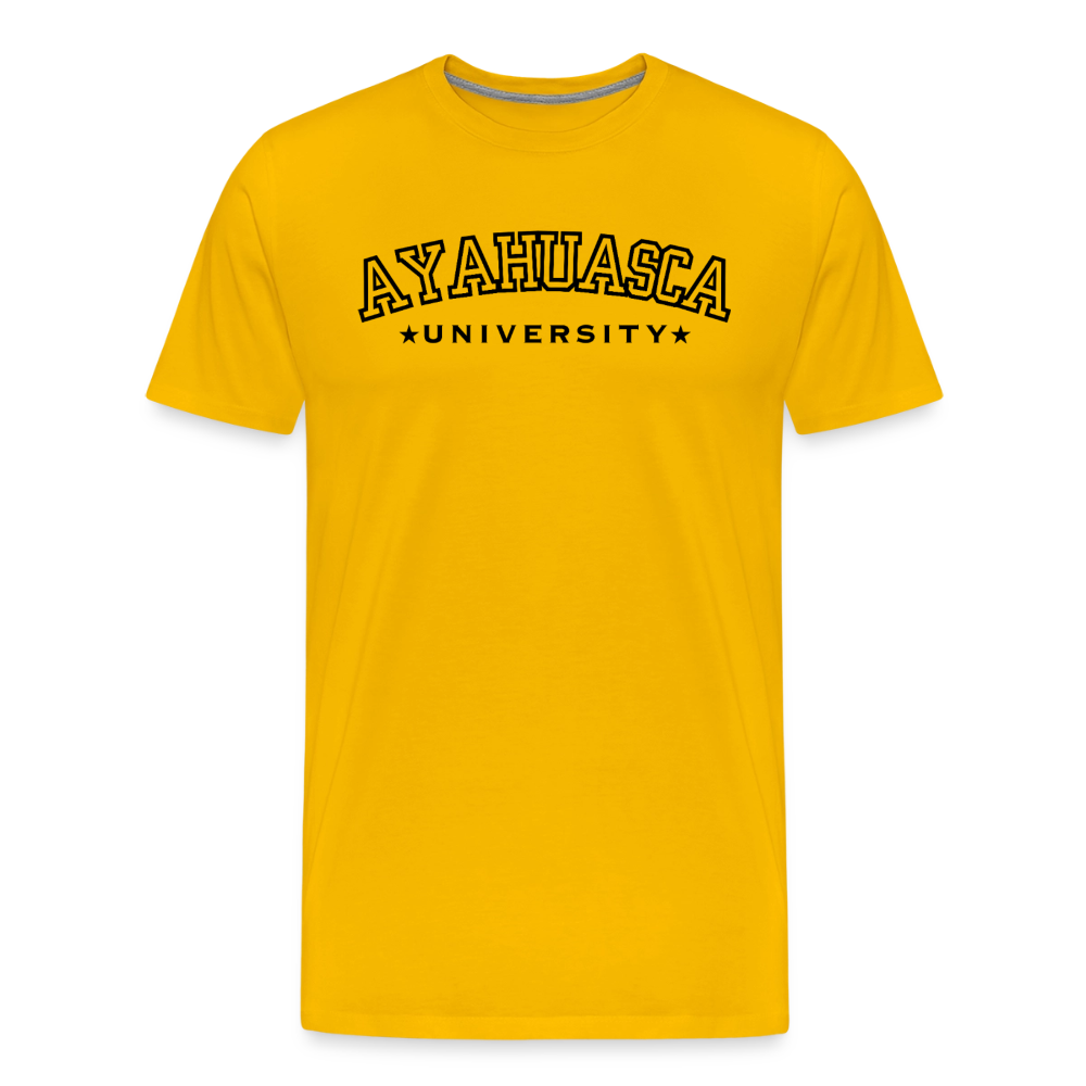 Ayahuasca University - Black Lettering - sun yellow