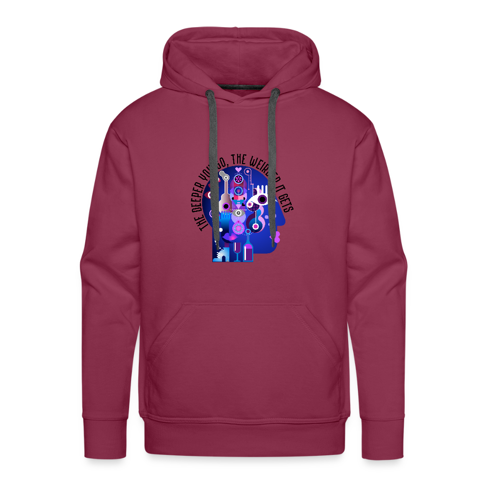 Deeper you go (HEAD LOGO) - burgundy