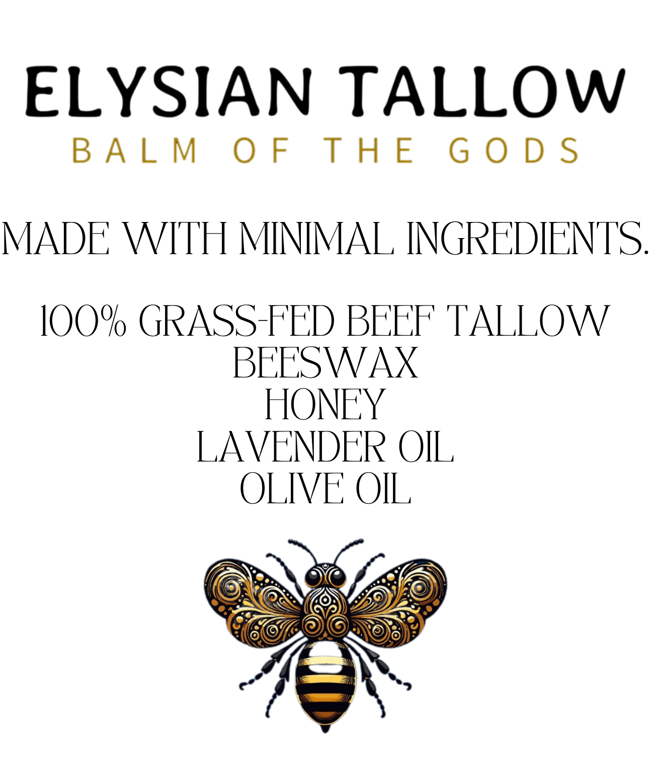 ELYSIAN TALLOW  - Balm of the Gods